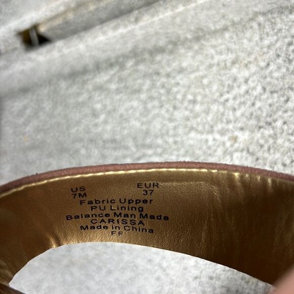 Circus by Sam Edelman Carissa Slides Sandals Faux Suede Shoes Size 7 - Picture 7 of 7